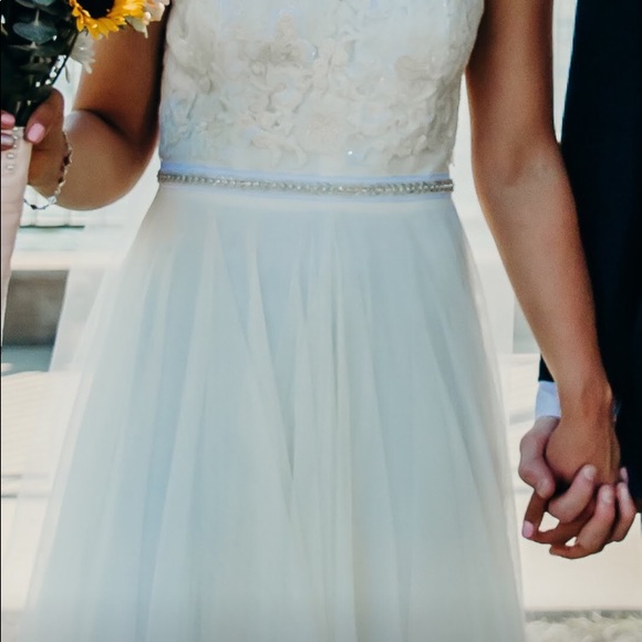 Lucca Wedding dress BHLDN size 2 - Picture 7 of 8